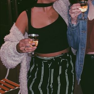 black going out crop